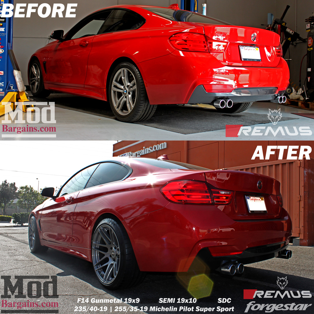 **REMUS Sport Quad Exhaust System for 20122016 BMW 328i/428i [F30/F32] (086012 0500)